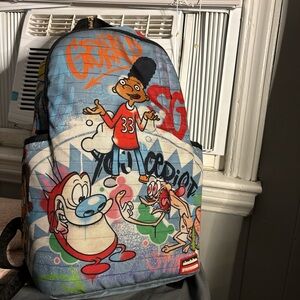 Vibrant Cartoon Print Men's Backpack